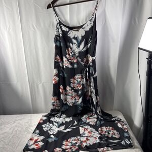 Philosophy Floral Wrap Long Maxi Dress Sz 10